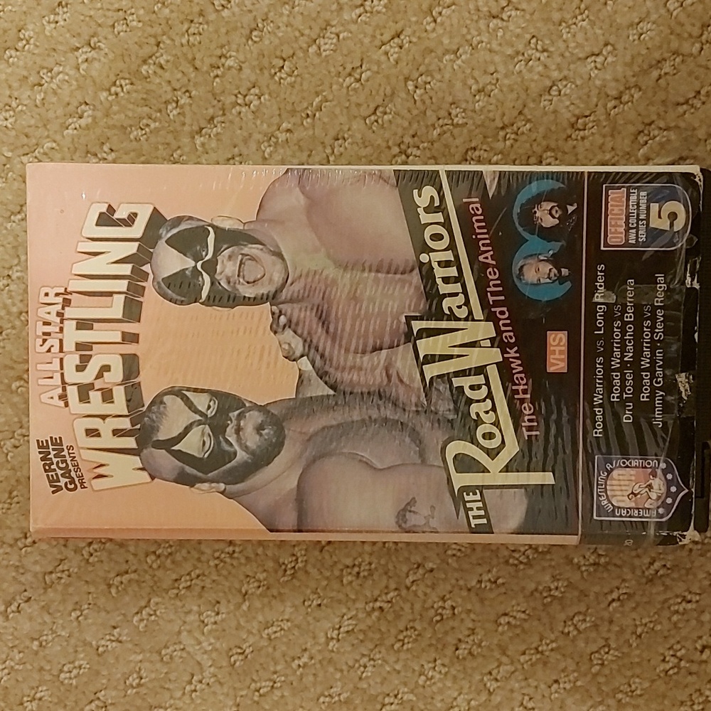 The Road Warriors AWA All Star Wrestling VHS tape